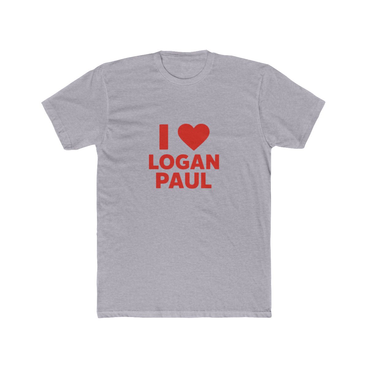 I Love Logan Paul Bold Fan T-Shirt - alternate angle 4, merchandise