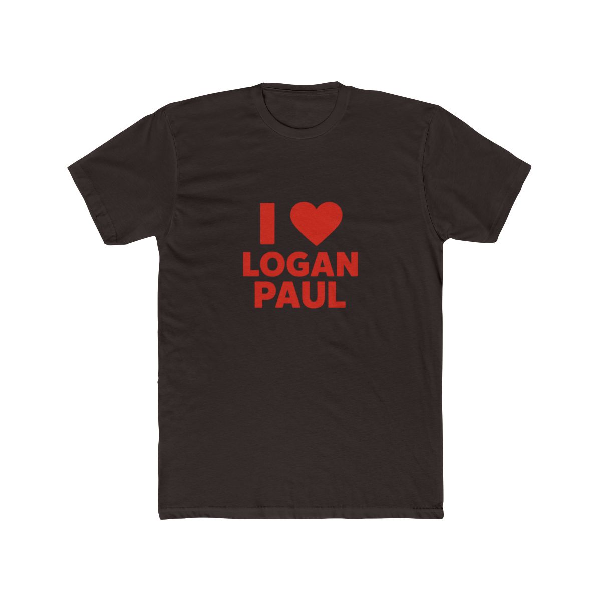 I Love Logan Paul Bold Fan T-Shirt - alternate angle 2, merchandise