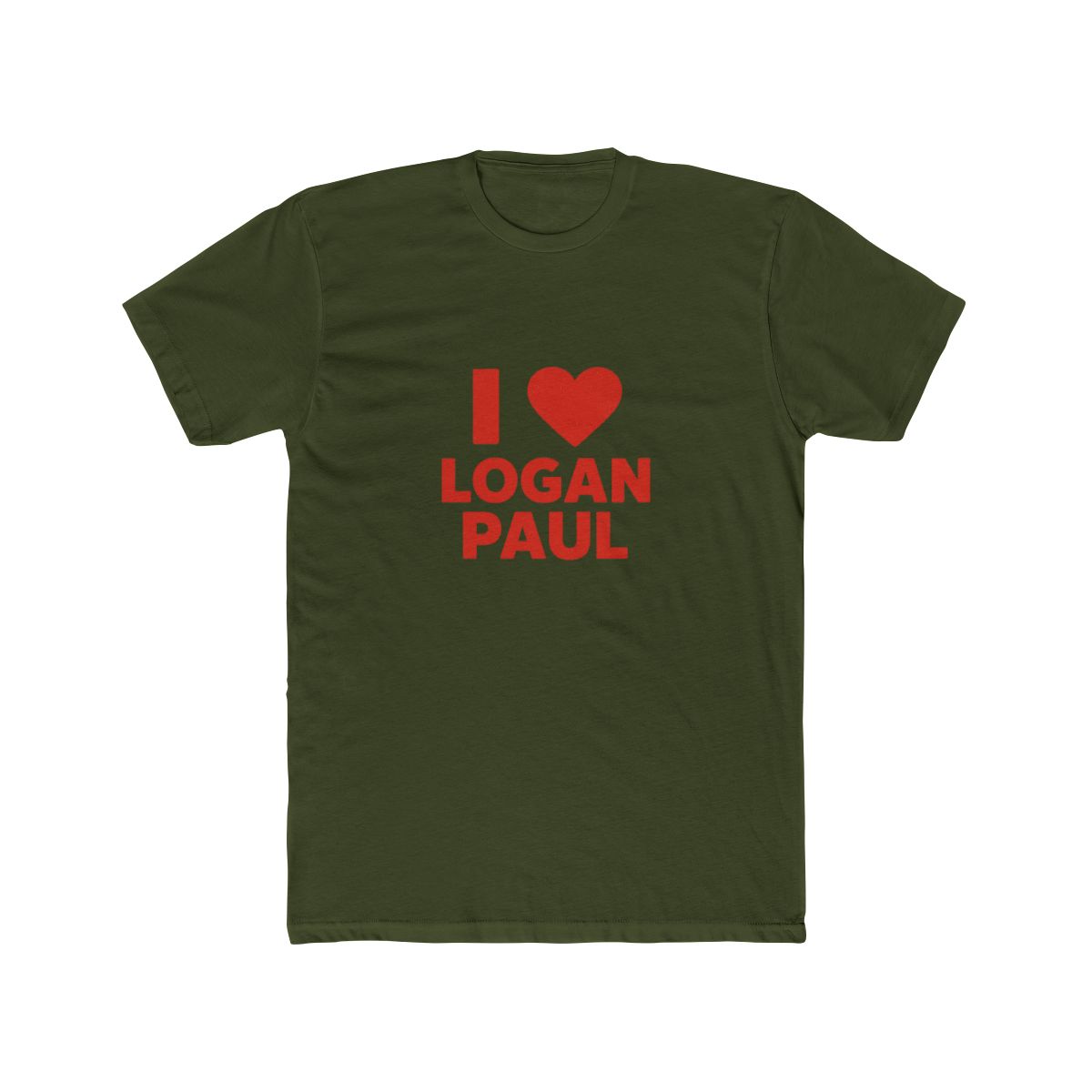 I Love Logan Paul Bold Fan T-Shirt - alternate angle 5, merchandise