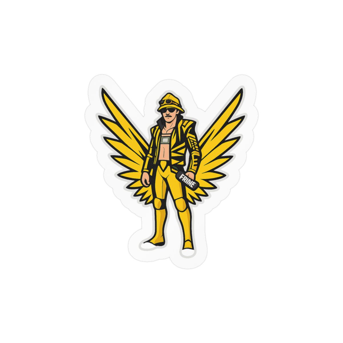 Logan Paul Colorful Toonix Sticker | Fun Vinyl Decal - alternate angle 2, merchandise