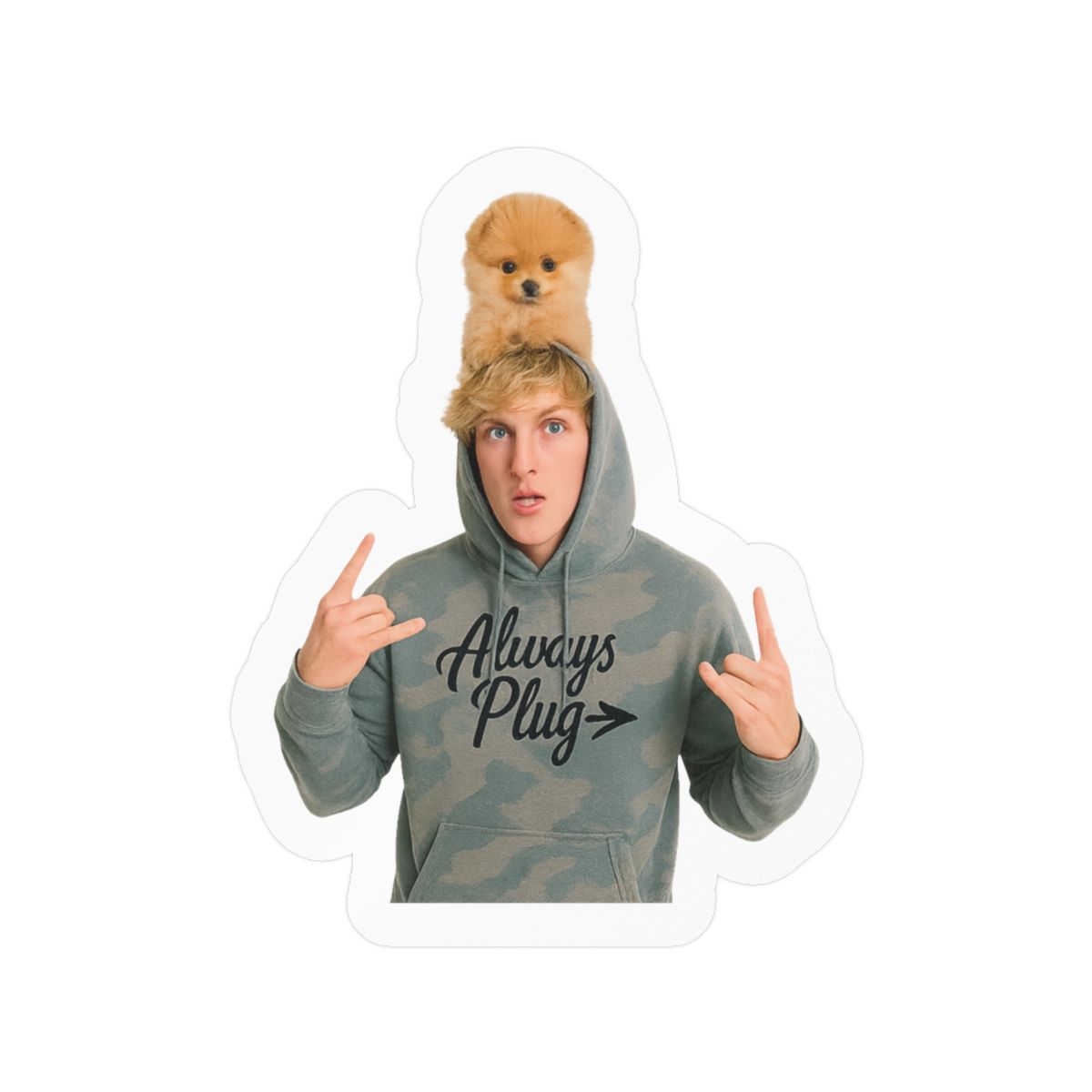 Logan Paul Bold Fan Sticker | Vinyl Decal - Official Stickers merchandise