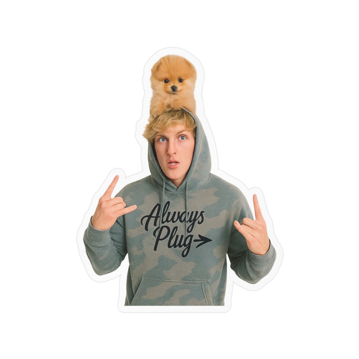 Logan Paul Bold Fan Sticker | Vinyl Decal