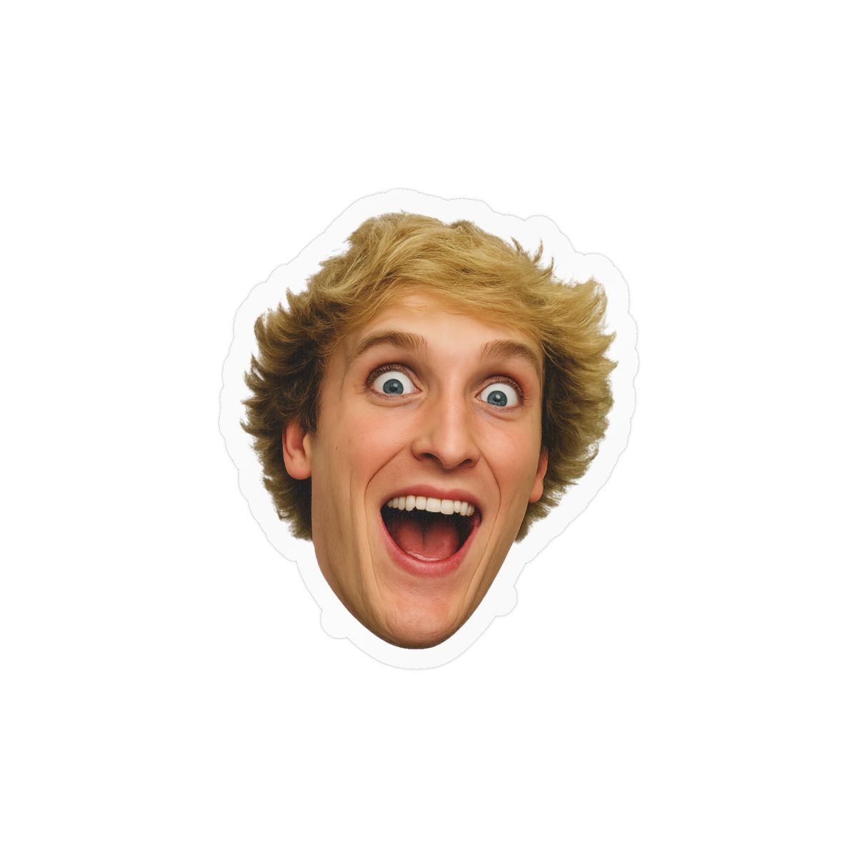Logan Paul Bold Fan Sticker | Iconic Vinyl Decal - alternate angle 1, merchandise