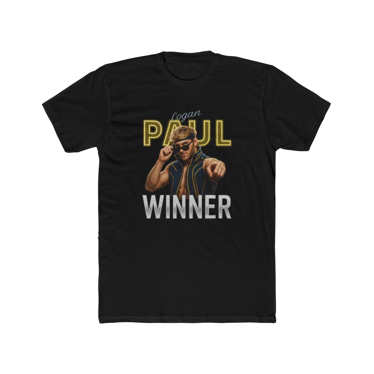 Logan Paul Winner Bold Boxing T Shirt - alternate angle 3, merchandise