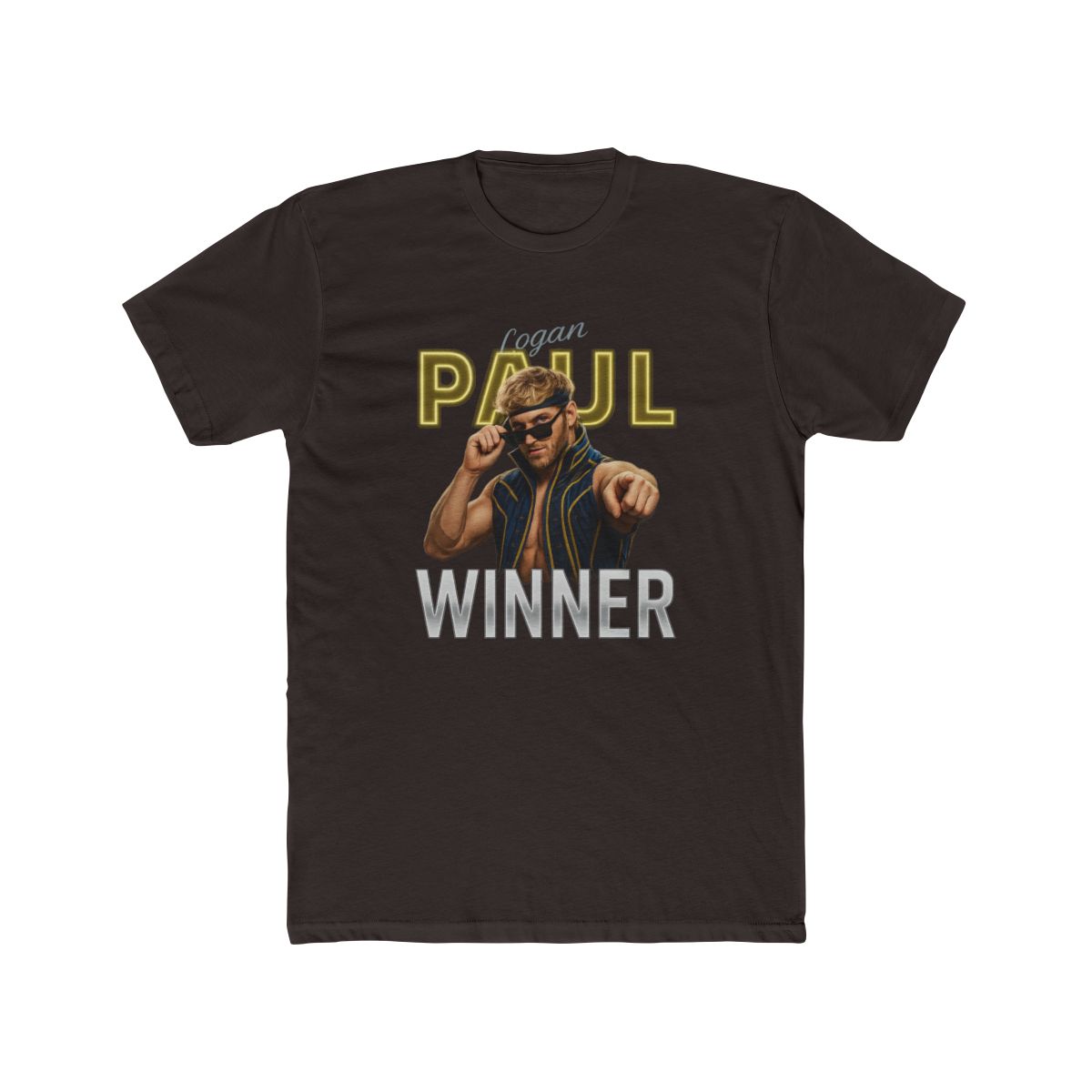 Logan Paul Winner Bold Boxing T Shirt - alternate angle 2, merchandise