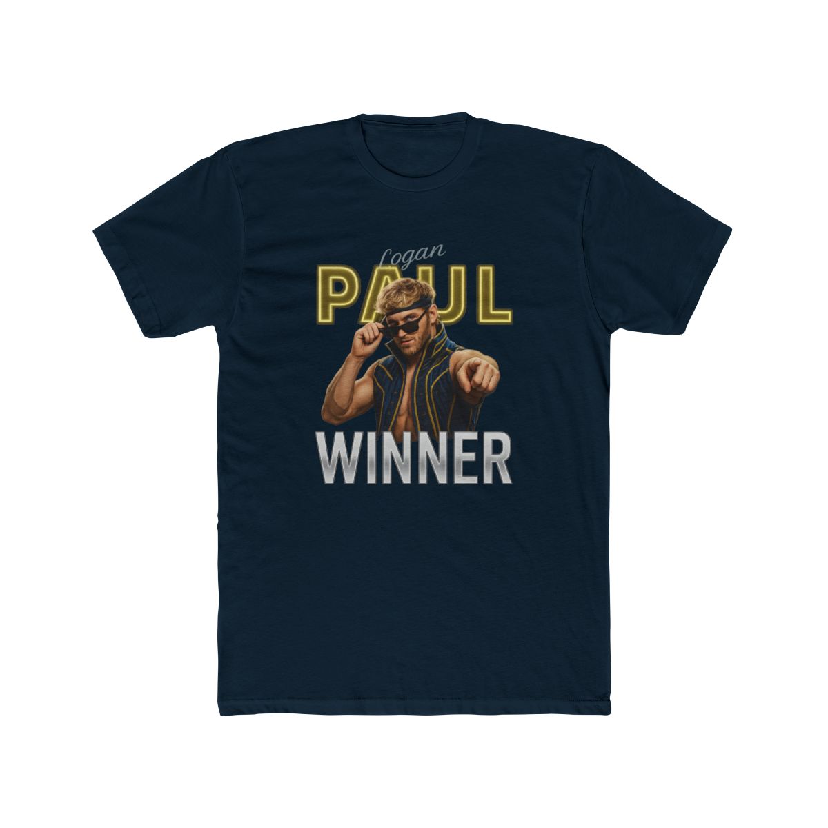 Logan Paul Winner Bold Boxing T Shirt - alternate angle 4, merchandise