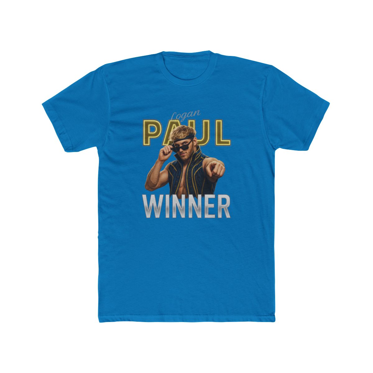 Logan Paul Winner Bold Boxing T Shirt - alternate angle 3, merchandise